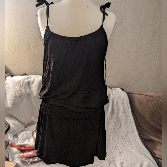 REVOLVE Dresses & Skirts - Kenmore‎ black tank dress with smocked waist sz M